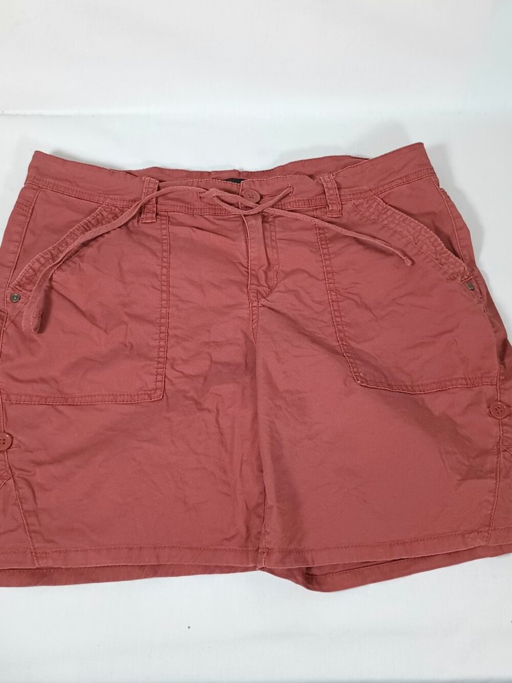 Supplies Rust Color Shorts, Drawstring, Roll Up Legs with Tabs, Size 12, 31 W